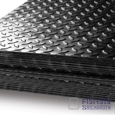 แผ่นสแตนเลสกันลื่น ลายตีนไก่